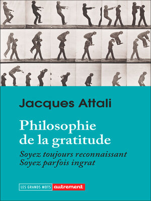 cover image of Philosophie de la gratitude